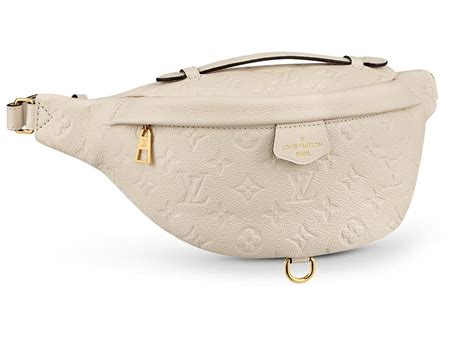 louis vuitton bumbag monogram empreinte creme